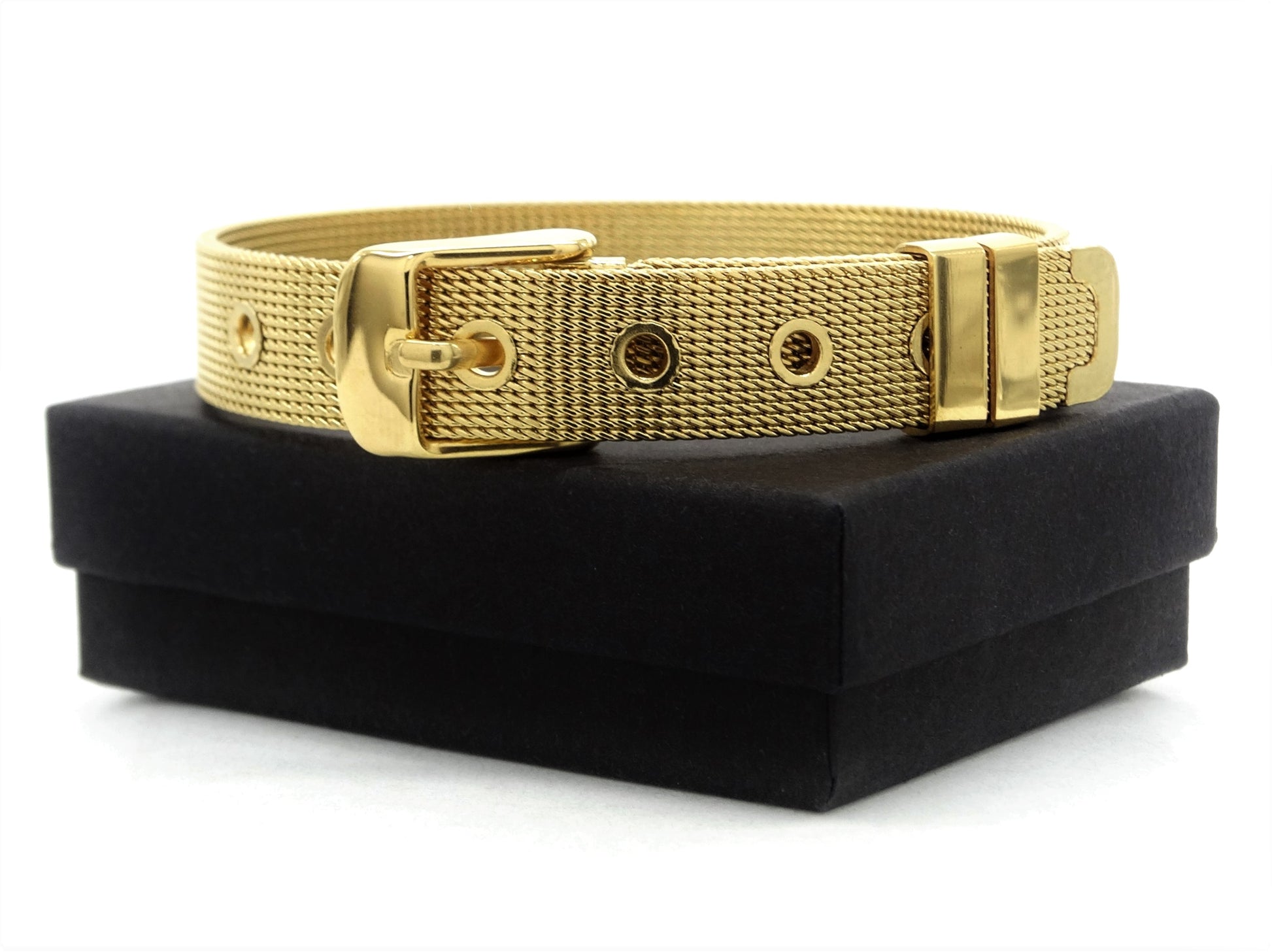 Yellow gold belt bracelet GIFT BOX