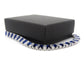 Blue and white baguette tennis bracelet GIFT BOX