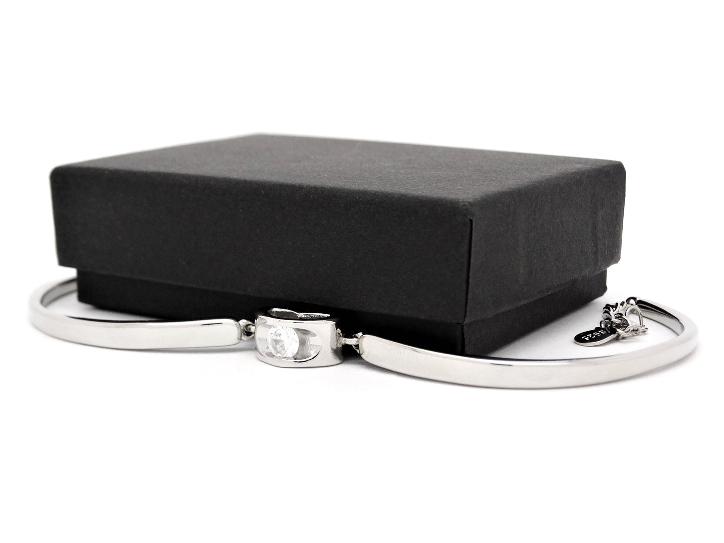 Sterling silver cuff heart bracelet GIFT BOX