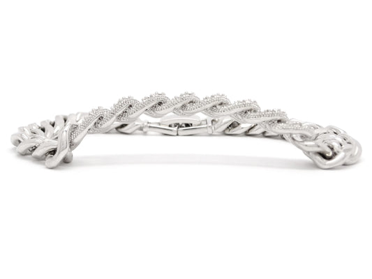 White Gold Sparkling Ice Bracelet SIDE