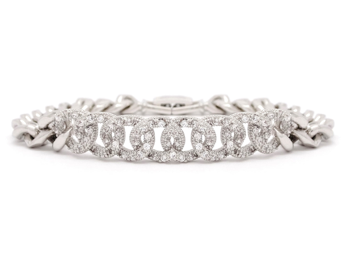 White Gold Sparkling Ice Bracelet MAIN