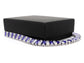 Purple And White Baguette Tennis Bracelet GIFT BOX