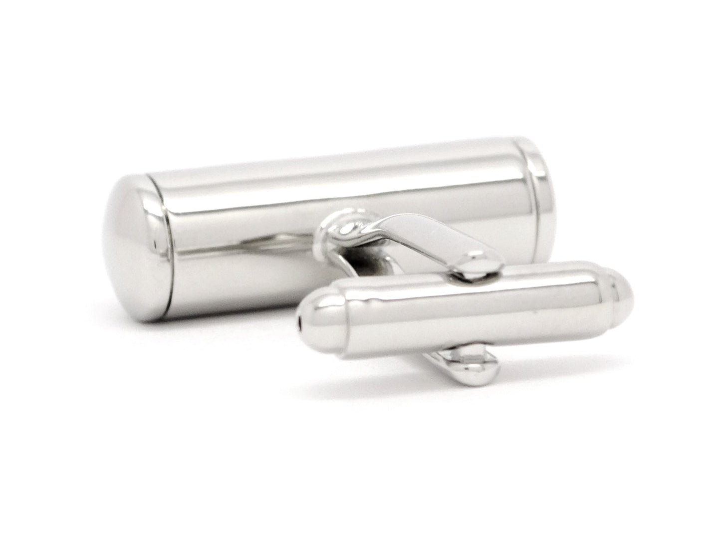 Stainless steel spirit level cufflinks BACK
