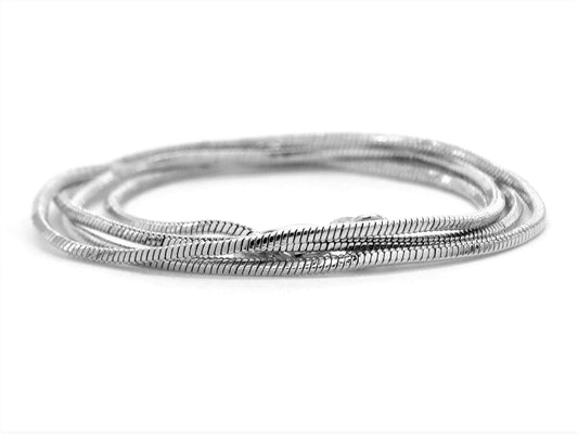 Sterling silver classic snake necklace DISPLAY