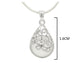 Decorated white moonstone necklace MEASUREMENT