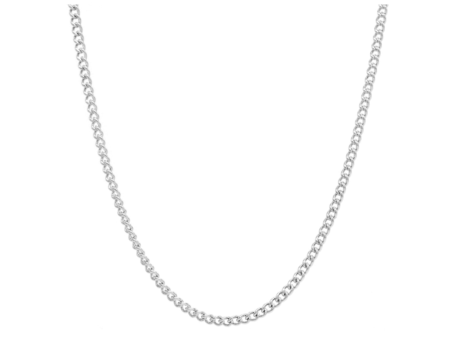 Sterling silver thin chain necklace MAIN