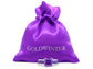 Purple princess silver ring GIFT BAG