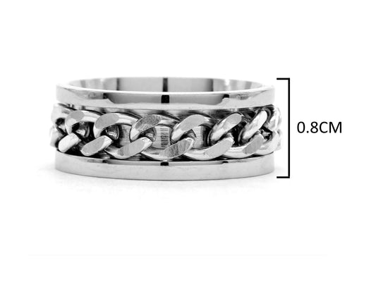 Stainless steel chain ring MEASUREMENT