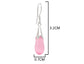 Pink moonstone drop necklace and earrings MEASUREMENT