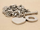 White Gold Proverbs 4:23 Bracelet