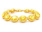 Yellow Gold Citrine Colored Gemstone Tennis Bracelet MAIN