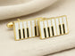 Yellow Gold Piano Keyboard Cufflinks