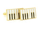 Yellow Gold Piano Keyboard Cufflinks