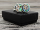 Natural Mother Pearl Abalone Round Cufflinks