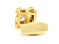 Yellow Gold White Princess Gem Cufflinks