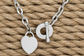 White Gold Proverbs 4:23 Necklace