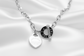White Gold Proverbs 4:23 Necklace