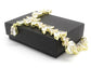 Yellow Gold Sparkly Different Shaped Gems Choker Necklace JEWELLERY BOX