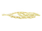 Yellow Gold Sparkly Different Shaped Gems Choker Necklace BACK