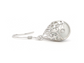 Decorated White Moonstone Earrings