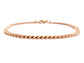 Rose gold thin chain anklet MAIN