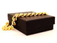 Gold curb link bracelet GIFT BOX