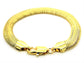 Gold snake chain bracelet