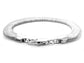 Silver snake chain bracelet 2