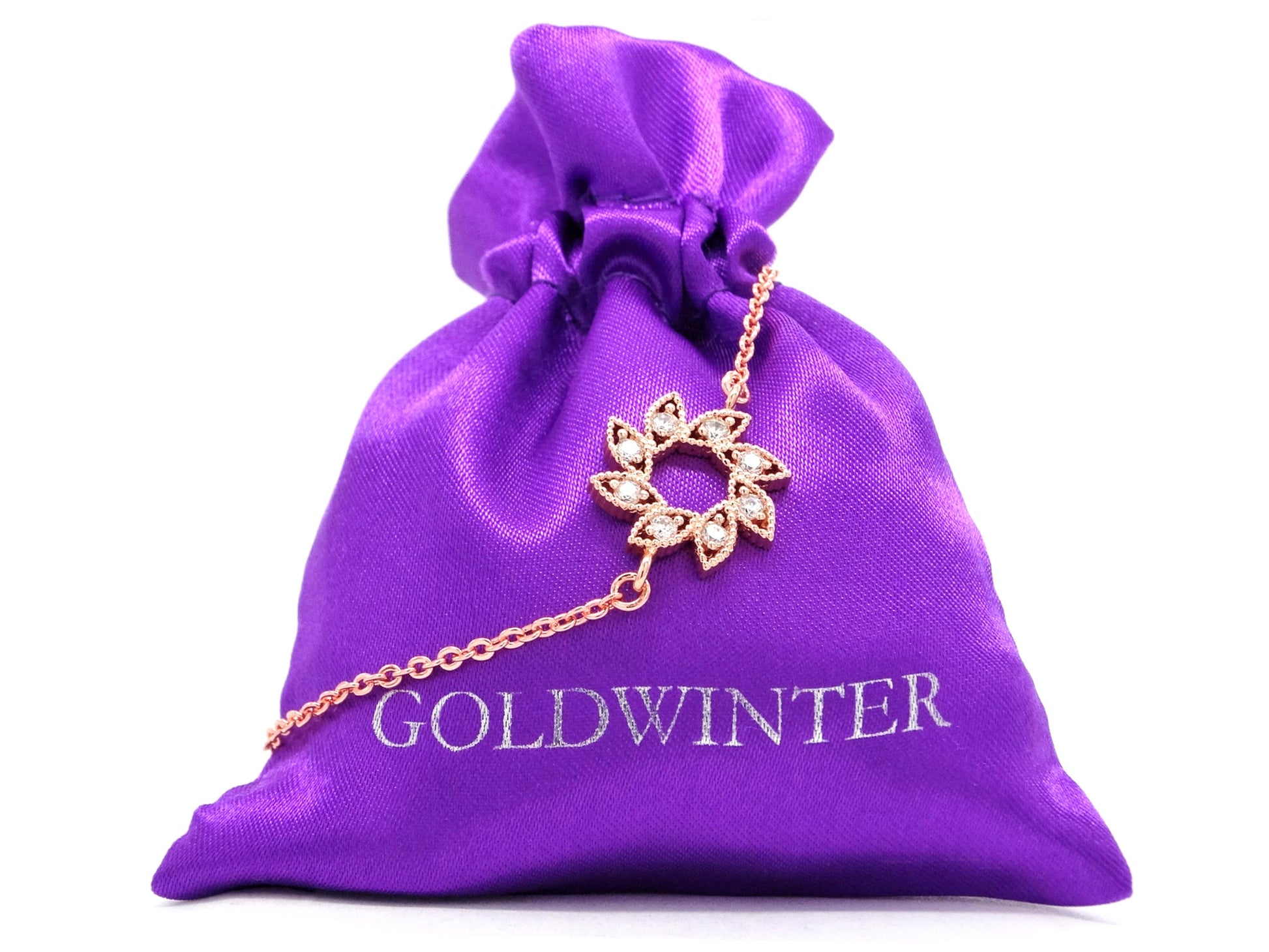 Rose gold sun symbol bracelet GIFT BAG