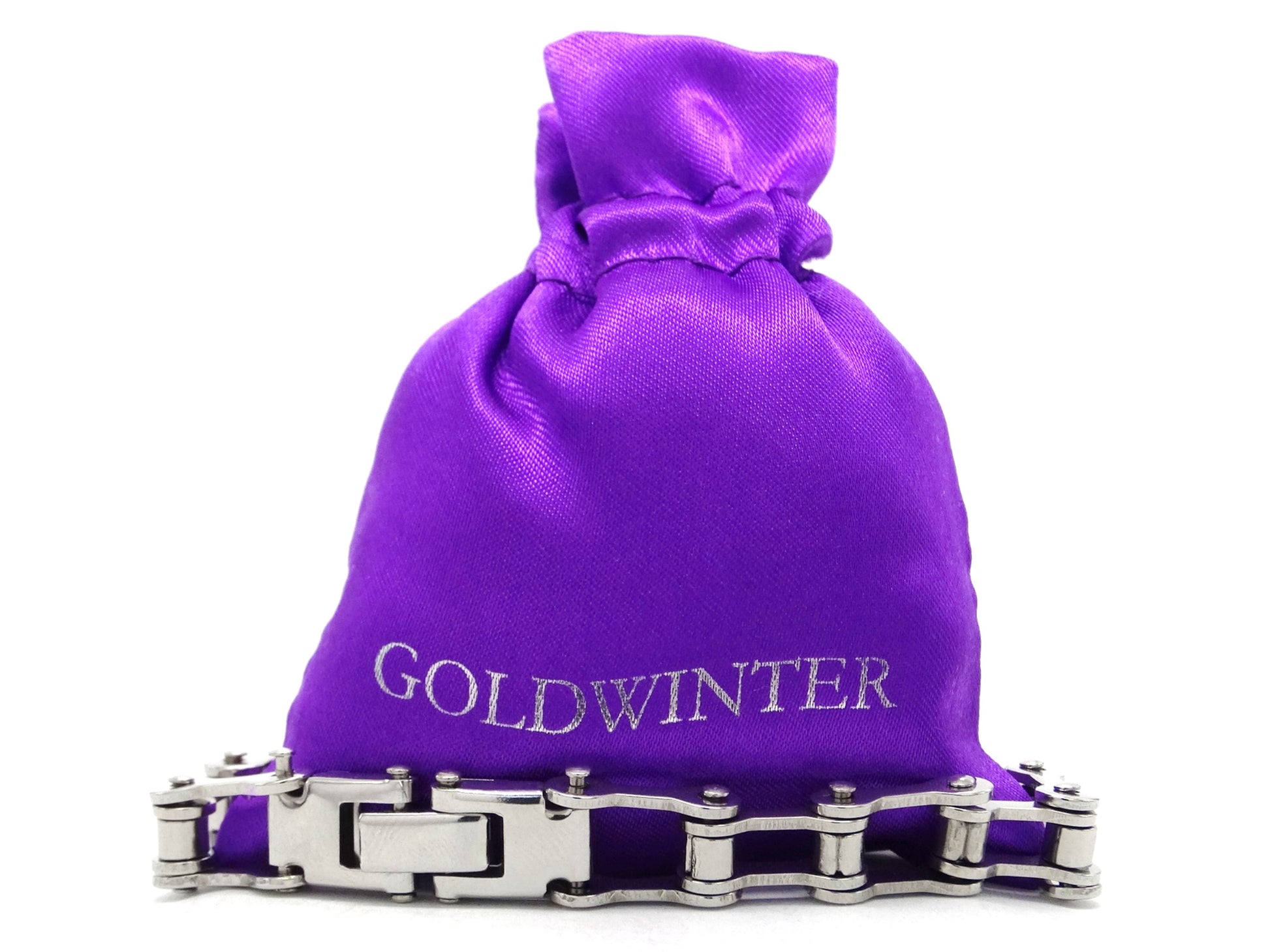 Stainless steel bike chain bracelet GIFT BAG