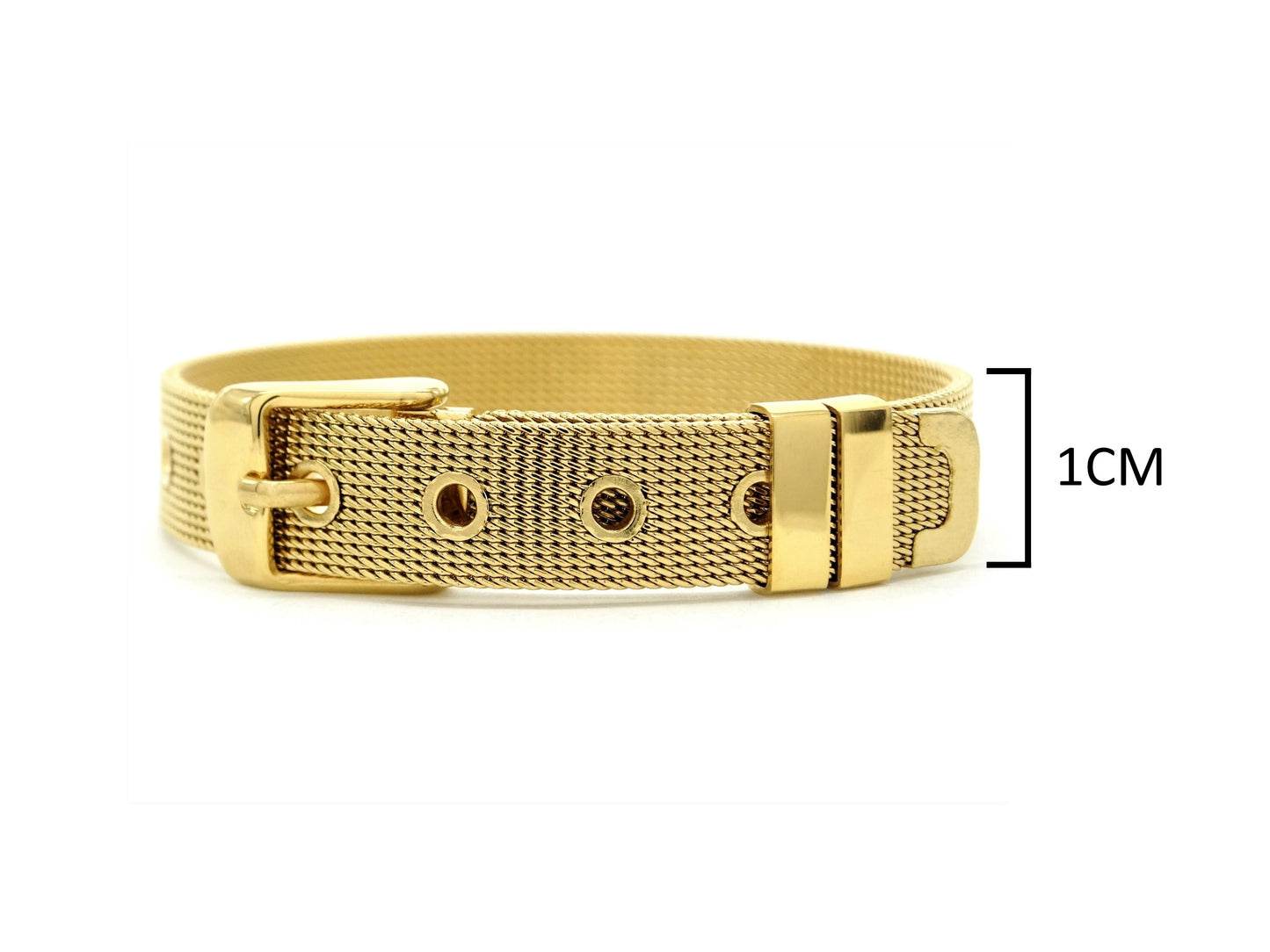 Yellow gold belt bracelet MEASUREMENT