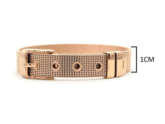 Rose gold belt bracelet MEASUREMENT