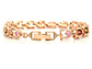 Rose gold different colours bracelet BACK
