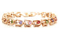 Rose gold different colours bracelet MAIN