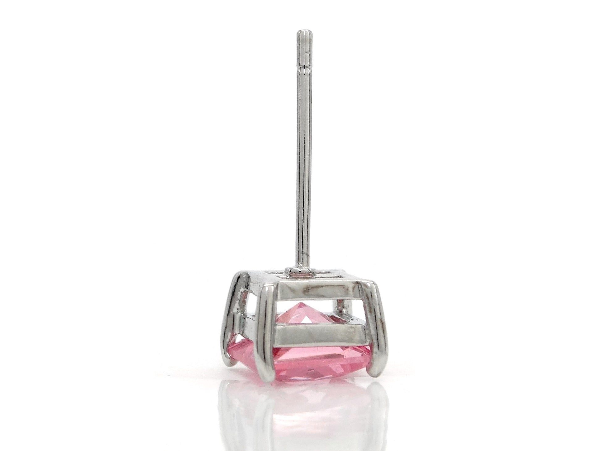 Pink princess stud earrings PIN