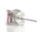 Pink princess stud earrings BACK