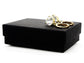 Clear gem gold drop earrings GIFT BOX