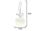White apple earrings MEASUREMENT