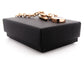 Rose gold black round moonstone bracelet GIFT BOX