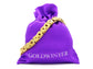 Yellow gold chunky fancy chain bracelet GIFT BAG