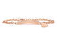 Be happy together engraved rose gold bracelet DISPLAY