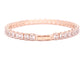 Rose gold princess white tennis bracelet BACK
