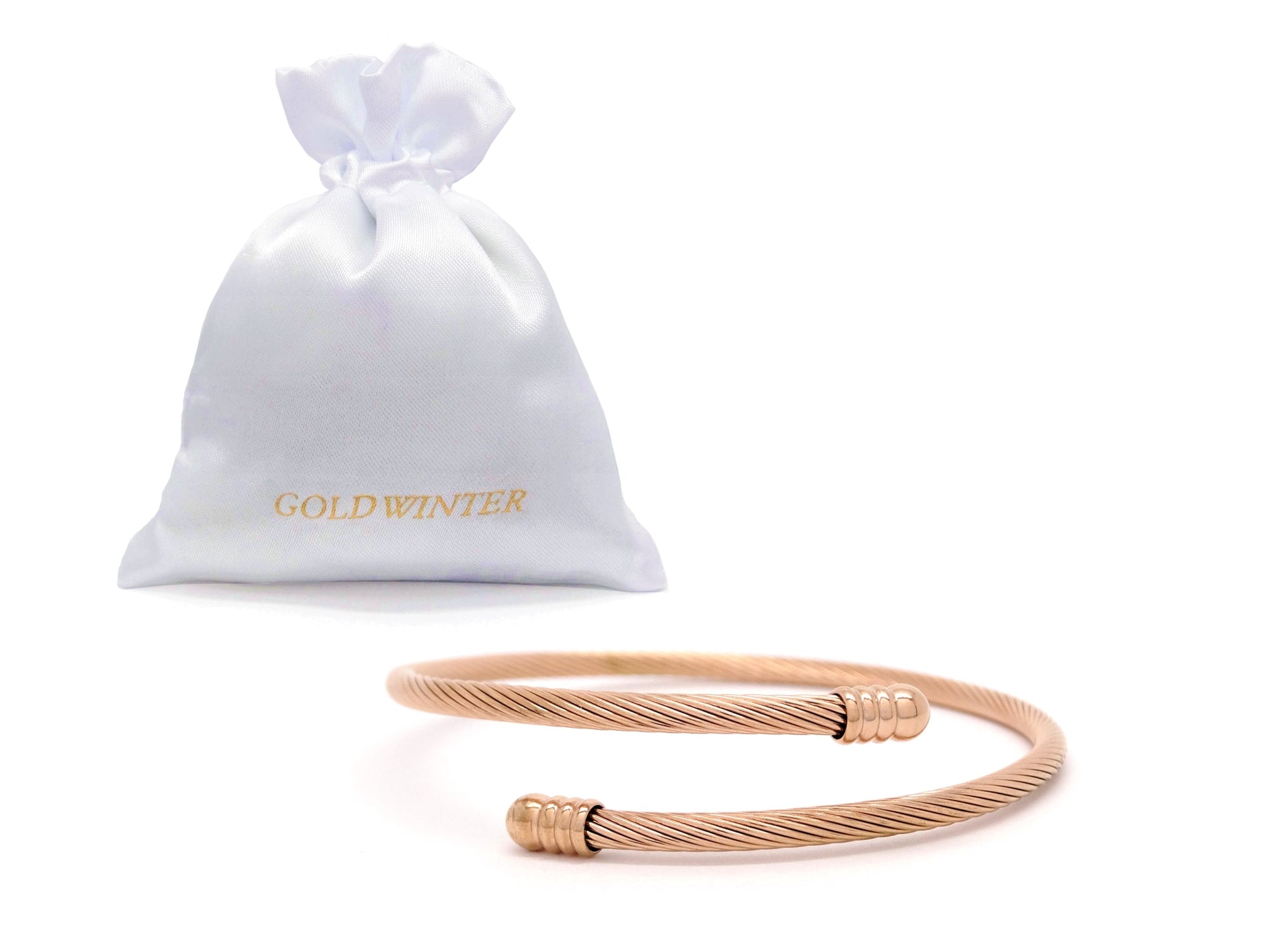 Rose gold cuff bracelet GIFT BAG