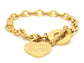 Yellow gold proverbs 4:23 bracelet MAIN