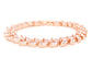 White marquise rose gold bracelet DISPLAY