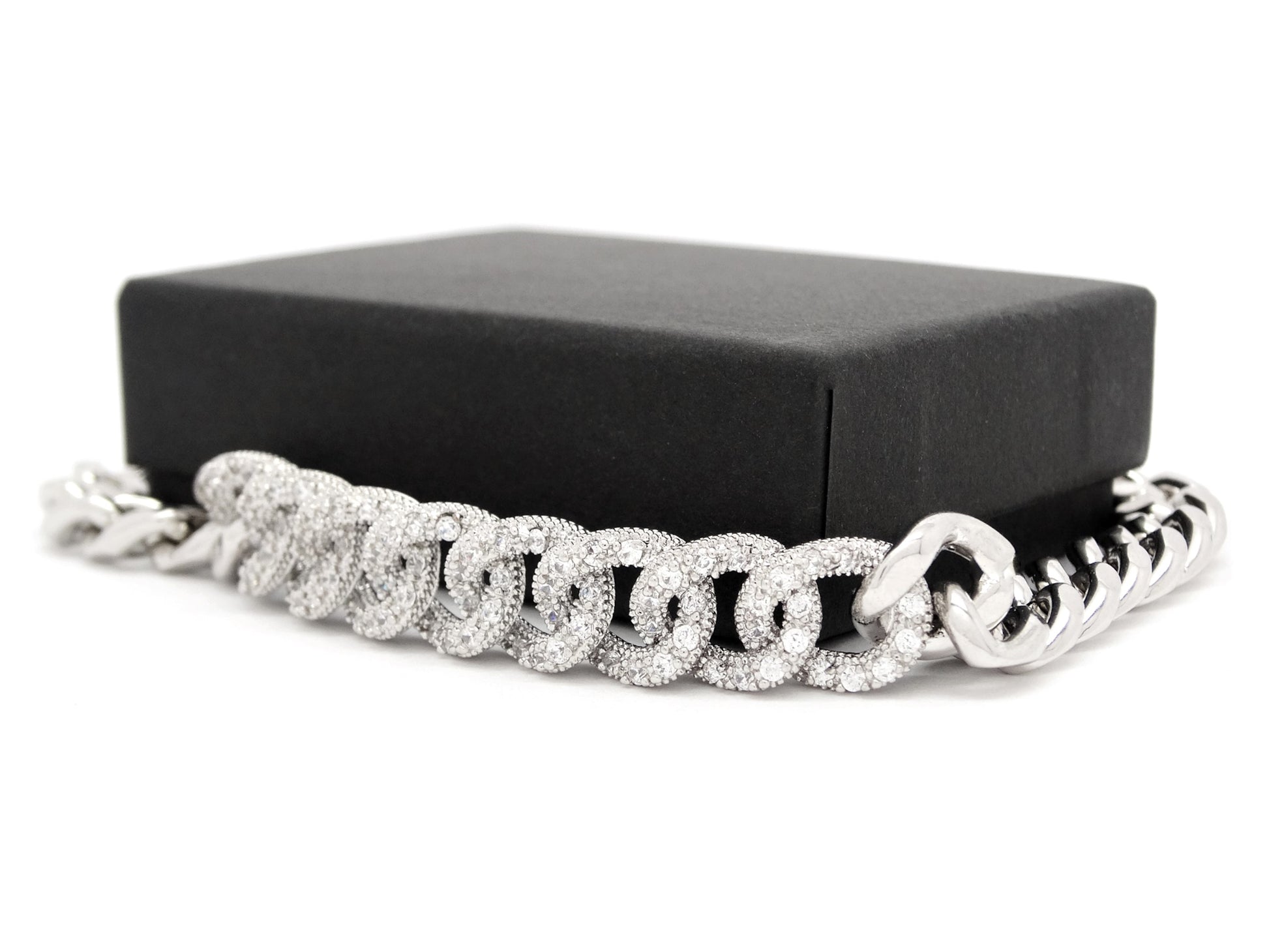 White Gold Sparkling Ice Bracelet GIFT BOX