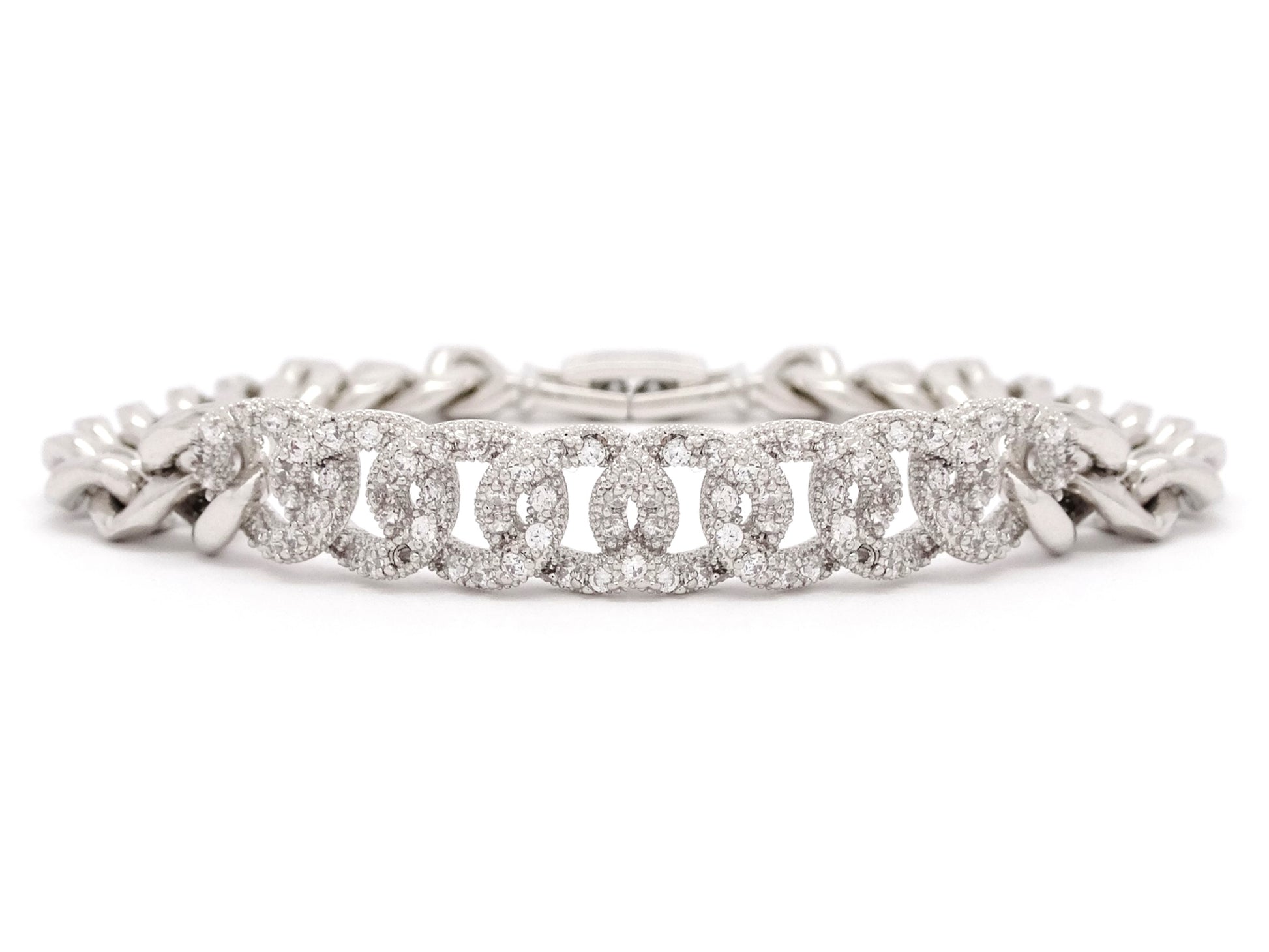 White Gold Sparkling Ice Bracelet MAIN