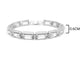 White Gold 14 Baguette Gems Tennis Bracelet MEASUREMENT