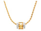 Gold citrine rope necklace MAIN