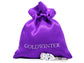 Clear raindrop white gold earrings GIFT BAG